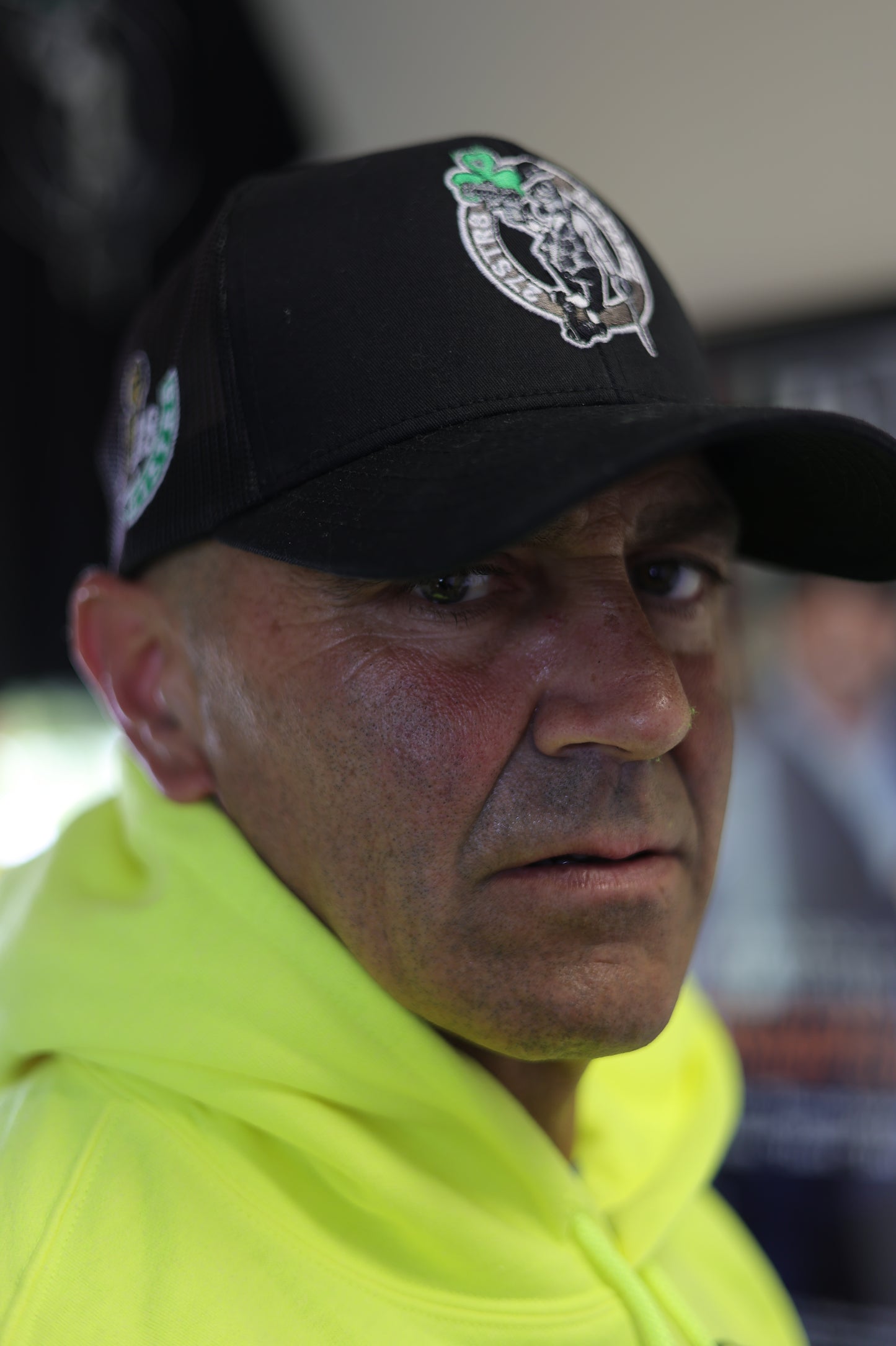 Black Celtics-themed Trucker hat