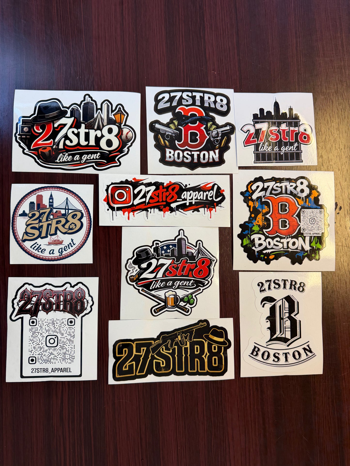 All 10 Decals pictured for $25. FREE SHIPPING!