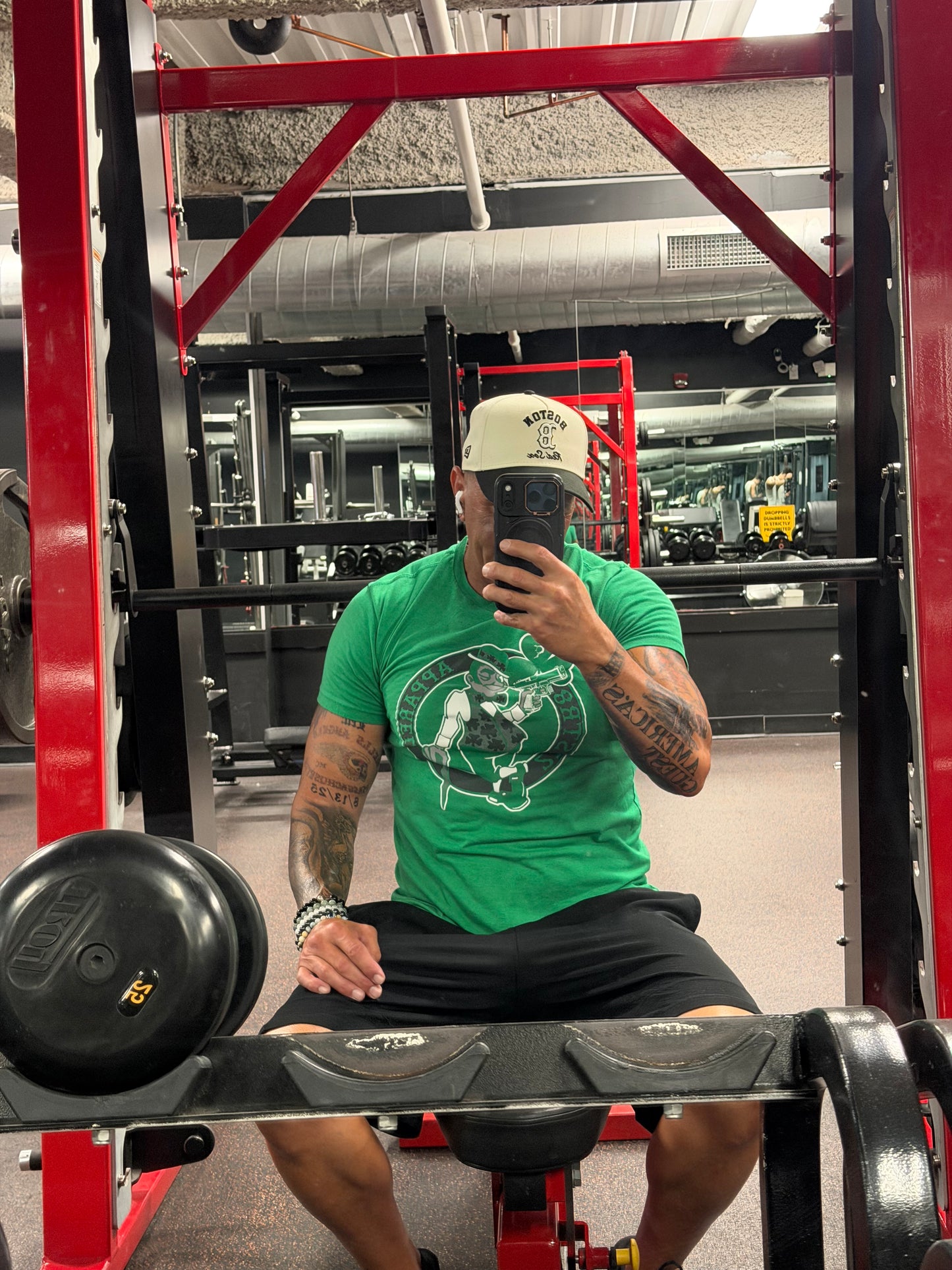Green Celtics-Themed T-Shirt.