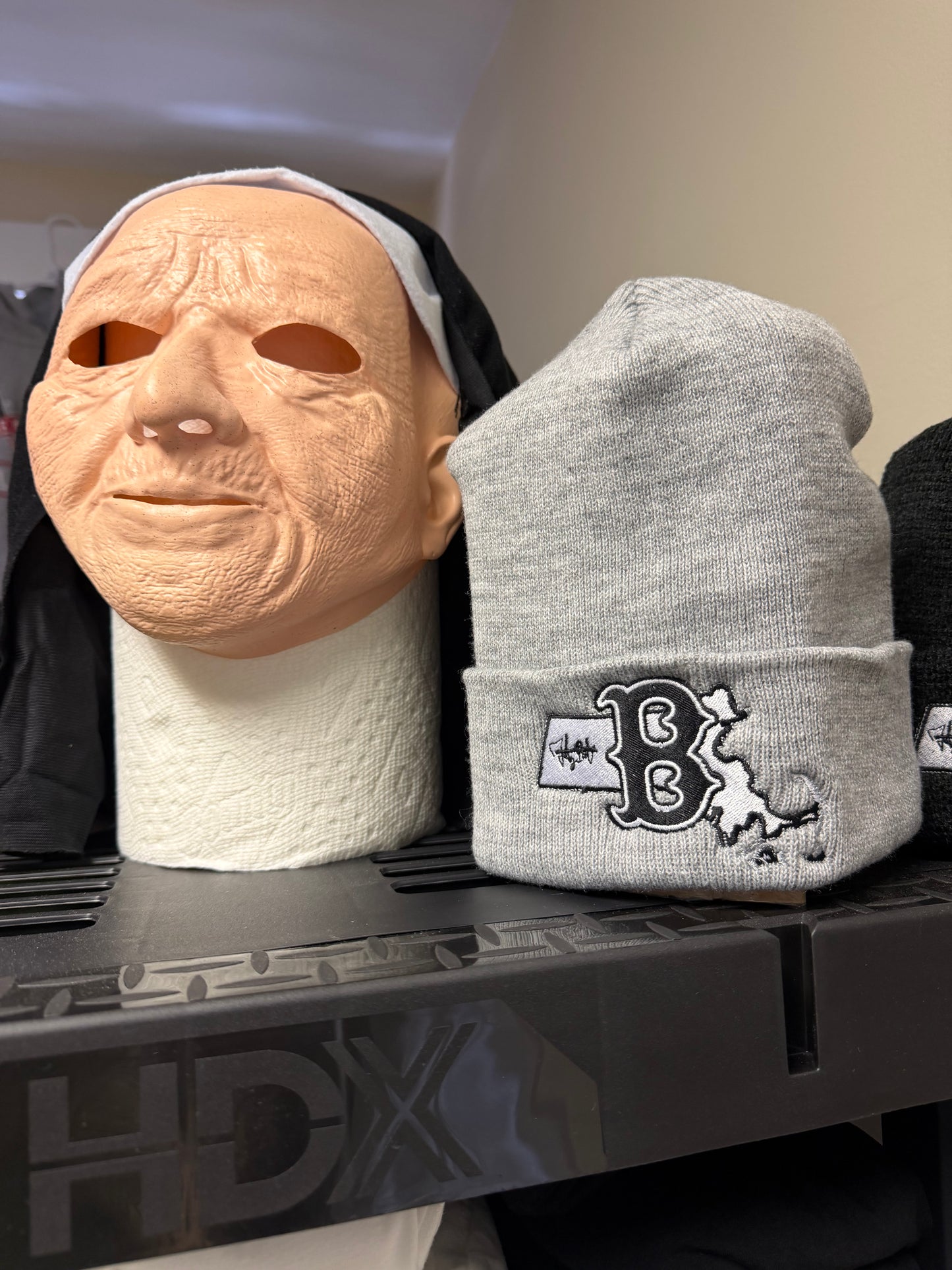 Gray Folded rim (winter hat)