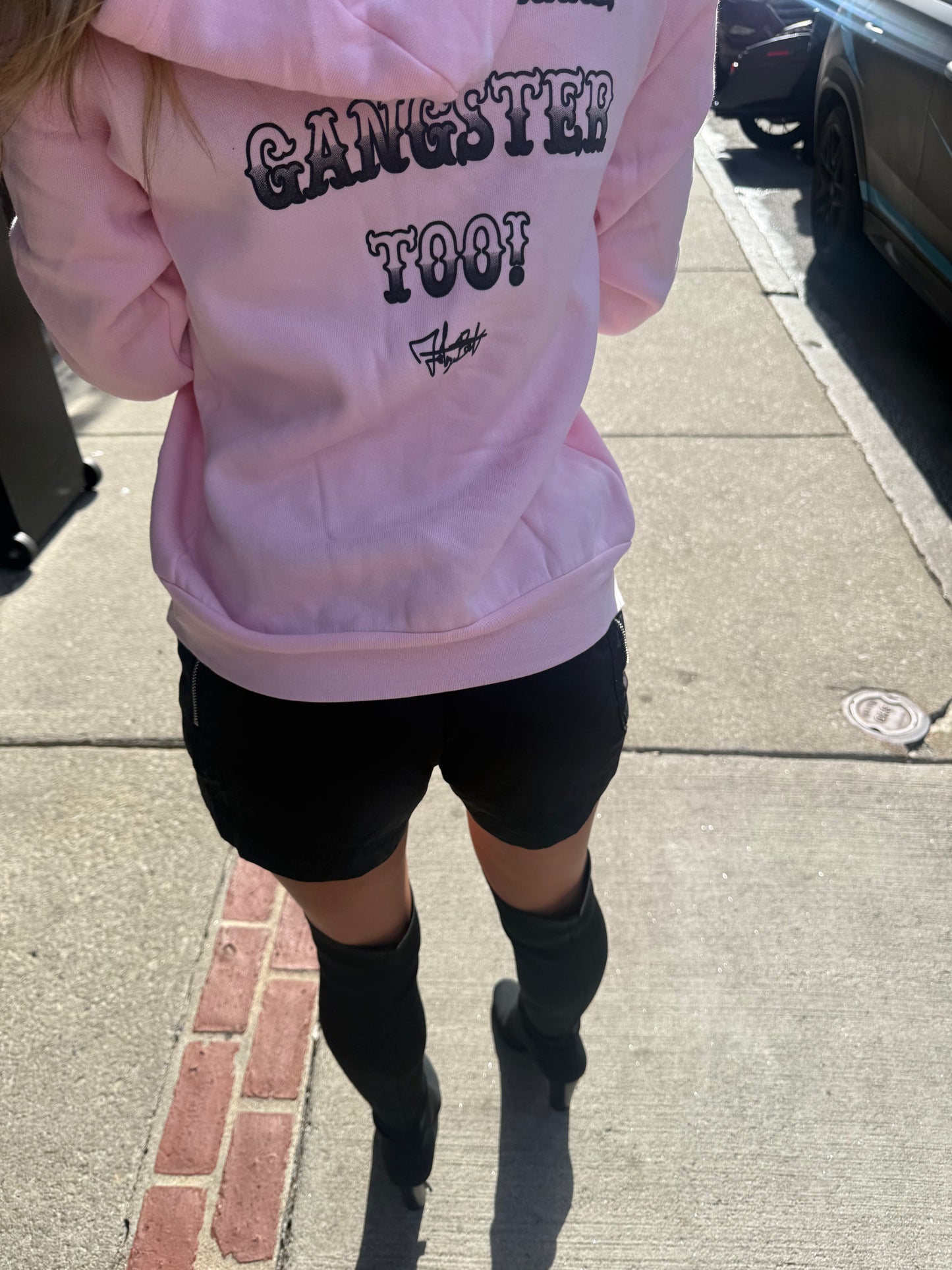 Pink embroidered Women’s Hoodie