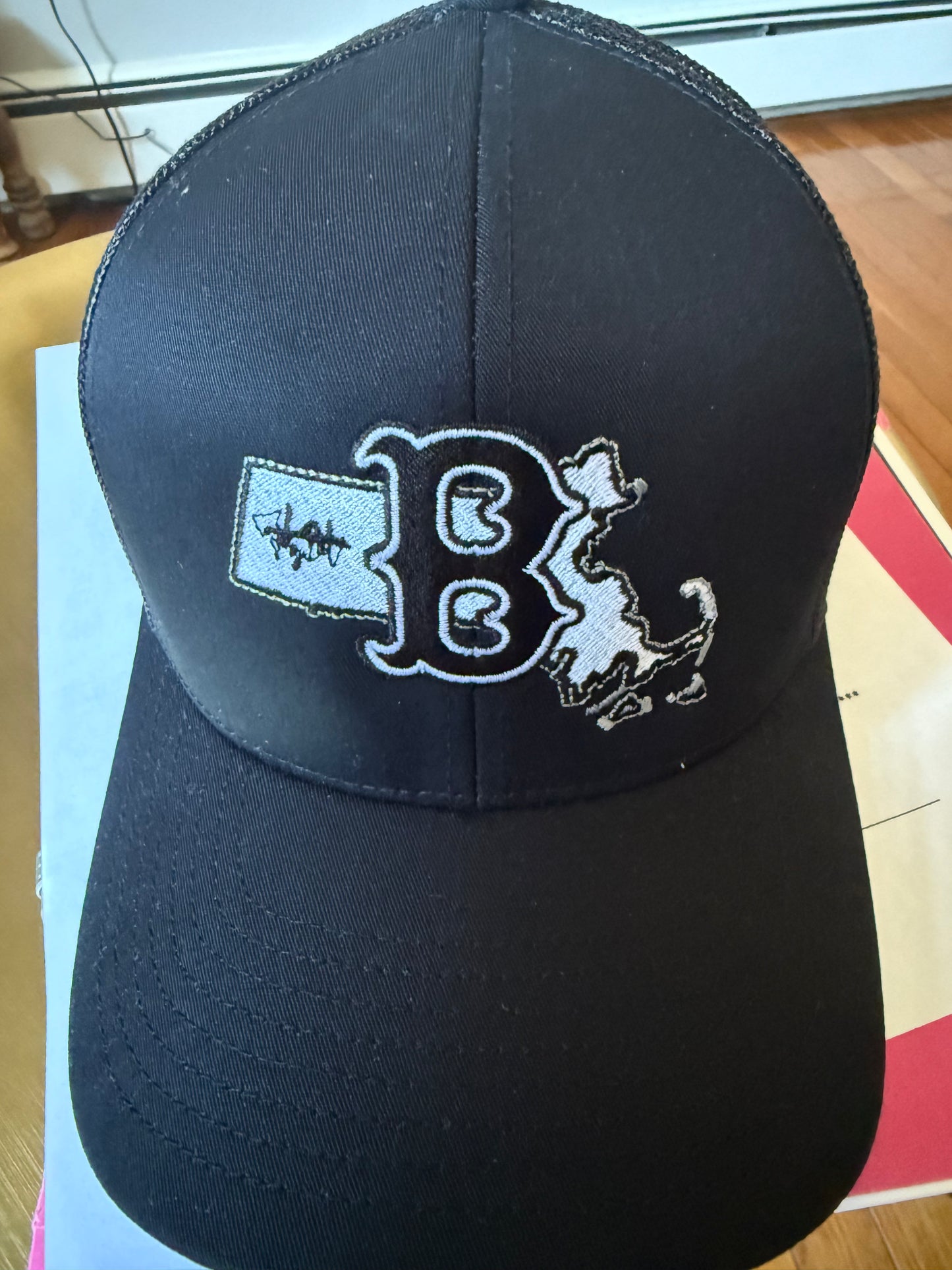 New 27str8 Design. ALL BLACK BALL CAP
