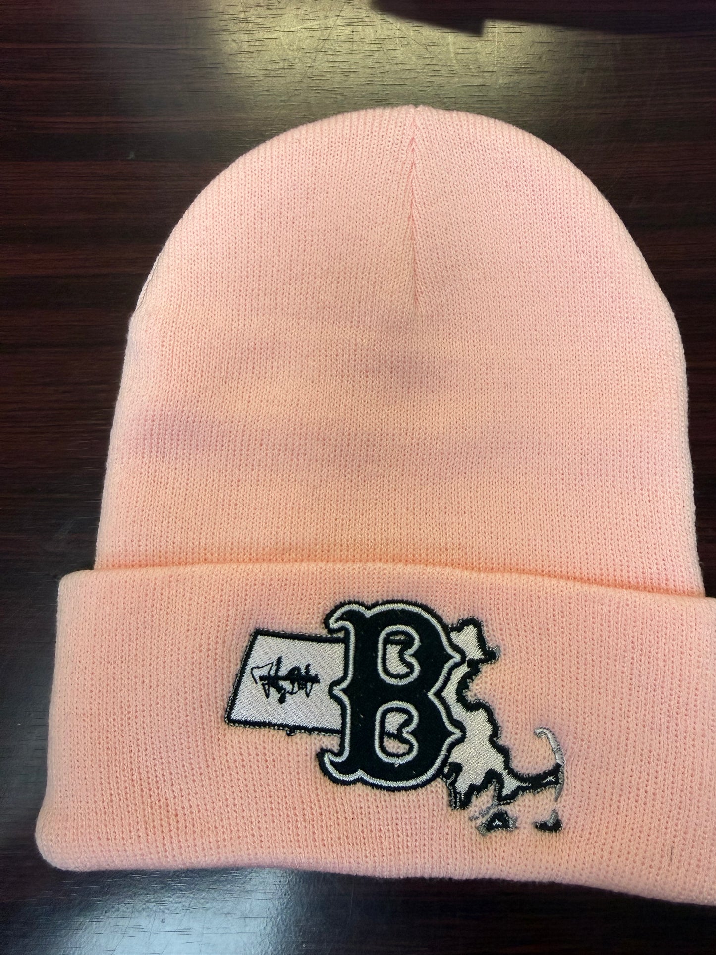 NEW!!! Pink, folded rim (winter hat)